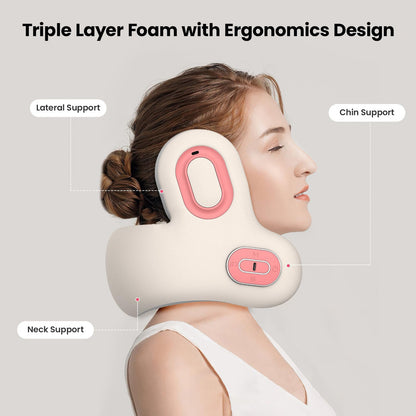 Ublives Napfun N1 3-In-1 Sleep-U-Shaped Neck Pillow With Massage With Bluetooth And Noise Cancellation