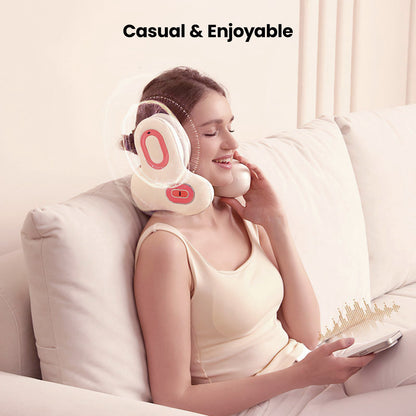 Ublives Napfun N1 3-In-1 Sleep-U-Shaped Neck Pillow With Massage With Bluetooth And Noise Cancellation